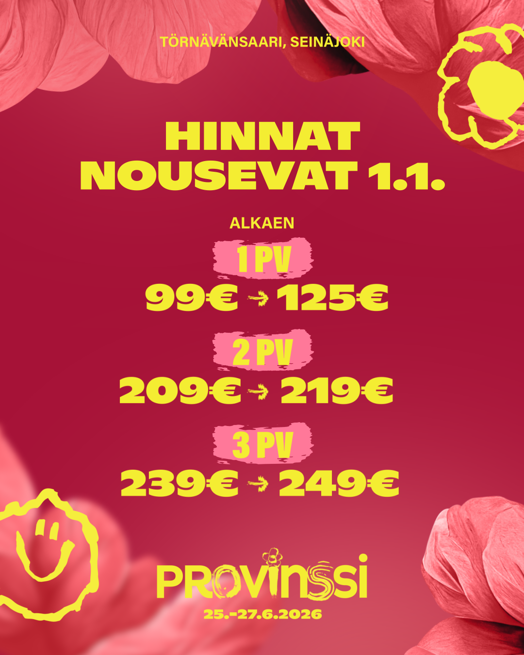Hinnat nousevat.