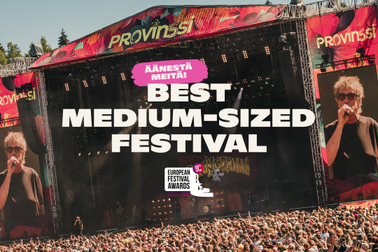 Äänestä Provinssia European Festival Awardseissa