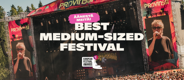Äänestä Provinssia European Festival Awardseissa